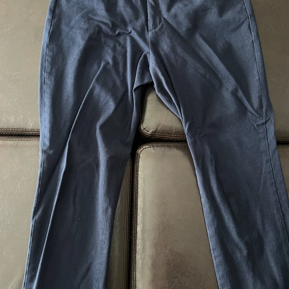 Banana Republic Sloan Skinny in Navy Blue Bi-Stretch Slim Ankle Pants 6